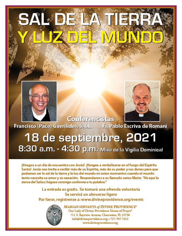 Sal de la Tierra y Luz del Mundo - de 18 septiembre, 2021